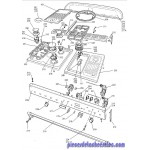 Coupelle Bruleur Auxilare pour Cuisinère Falcon