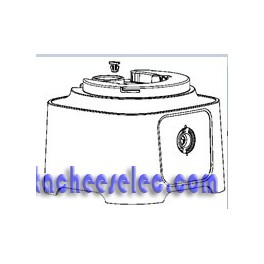 Demi Boitier Supérieur pour Robot Moulinex Demi Boitier Supérieur pour Robot Moulinex