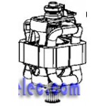 Moteur + Pignon + Carte pour Robot Chauffant Moulinex