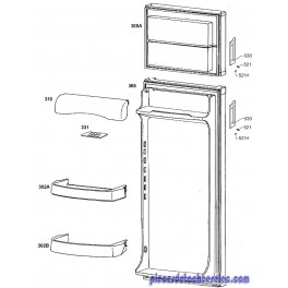 Porte Réfrigérateur & Joint pour Réfrigérateur FAR R2236A
