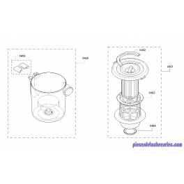 Filtre Cyclonique Nu pour Aspirateur BOSCH