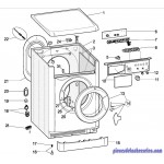 Balai Moteur Welling 4.0A 40W pour Machine à Laver Indesit 