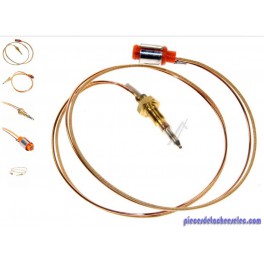 Thermocouple Cablage  L510MM  Tête Seule 35mm pour Plaque Cuisson siemens 