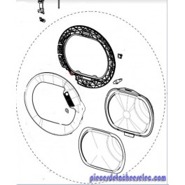 Porte Complete pour Séche Linge Candy Porte Complete pour Séche Linge Candy