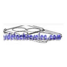 Demie Plaque Cuisson Crepe Mini pour Plancha RIVIERA & BAR