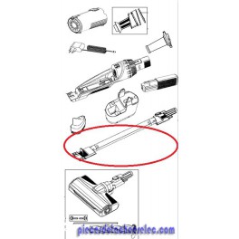 Tube Gris pour Aspirateur A Main XNANO ROWENTA Tube Gris pour Aspirateur A Main XNANO ROWENTA