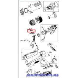 Autocollant Cadran pour Aspirateur à Main X-FORCE FLEX9.60 ROWENTA