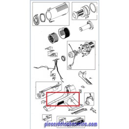 Corps Noir pour Aspirateur à Main X-FORCE FLEX9.60 ROWENTA Corps Noir pour Aspirateur à Main X-FORCE FLEX9.60 ROWENTA