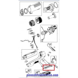 Flasque Support Batterie Noir pour Aspirateur à Main X-FORCE FLEX9.60 ROWENTA Flasque Support Batterie Noir pour Aspirateur à Main X-FORCE FLEX9.60 ROWENTA