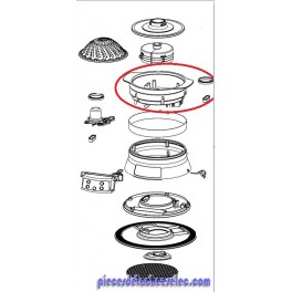 Corps Supérieur + Joint  pour Cuiseur Vapeur STEAM UP MOULINEX