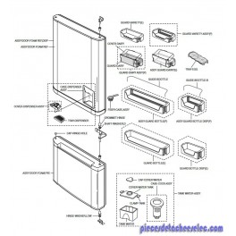 Porte de Réfrigérateur pour Réfrigérateur Samsung Porte de Réfrigérateur pour Réfrigérateur Samsung