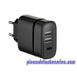 Chargeur Secteur Double USB 2,4A