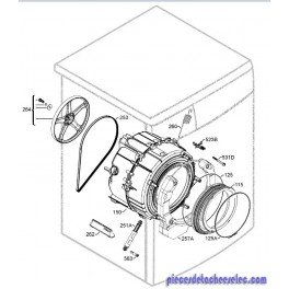 Ensemble Tambour+Palier+ Joint pour Lave Linge ELECTROLUX Ensemble Tambour+Palier+ Joint pour Lave Linge ELECTROLUX