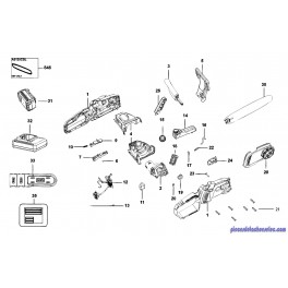 Chaine 350mm pour Tronconeuse BLACK & DECKER Chaine 350mm pour Tronconeuse BLACK & DECKER