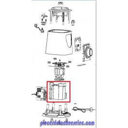 Carter Moteur pour Blender PERFECTMIX+ MOULINEX Carter Moteur pour Blender PERFECTMIX+ MOULINEX