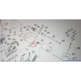 Poulie courroie crantée acier 15 dents pour Balayeuse / Balayeuse Aspirante KM 70 / 30 C Karcher Poulie courroie crantée acier 15 dents pour Balayeuse / Balayeuse Aspirante KM 70 / 30 C Karcher