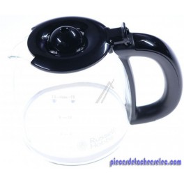 Glass Carafe Black pour Cafetiére RUSSELL HOBBS Glass Carafe Black pour Cafetiére RUSSELL HOBBS