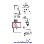 Cadran Noir pour Blender PERFECTMIX COOK MOULINEX