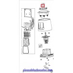 Arbre de Transmission Vis pour Blender PERFECTMIX COOK MOULINEX