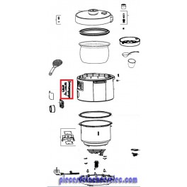 Carte Electronique de Commande cpour Cuiseur Turbo Cuisine MOULINEX