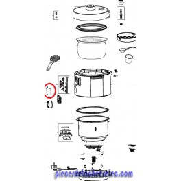 Etiquette Cadran pour Cuiseur Turbo Cuisine MOULINEX