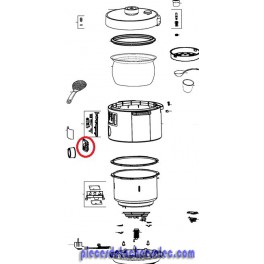 Support Cadran pour Cuiseur Turbo Cuisine MOULINEX Support Cadran pour Cuiseur Turbo Cuisine MOULINEX