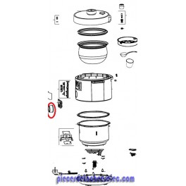 Bouton pour Cuiseur Turbo Cuisine MOULINEX Bouton pour Cuiseur Turbo Cuisine MOULINEX