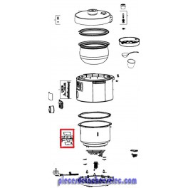 Carte Electronique Puissance pour Cuiseur Turbo Cuisine MOULINEX