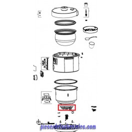 Résistance pour Cuiseur Turbo Cuisine MOULINEX Résistance pour Cuiseur Turbo Cuisine MOULINEX