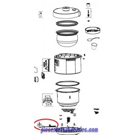 Cordon Blanc pour Cuiseur Turbo Cuisine MOULINEX Cordon Blanc pour Cuiseur Turbo Cuisine MOULINEX