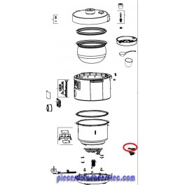 Joint pour Cuiseur Turbo Cuisine MOULINEX Joint pour Cuiseur Turbo Cuisine MOULINEX