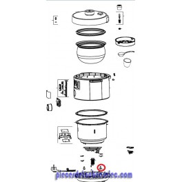 Entretoise pour Cuiseur Turbo Cuisine MOULINEX Entretoise pour Cuiseur Turbo Cuisine MOULINEX