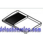 Plaque de Cuisson en 2 Parties en Fonte Emaillée Brillante pour Plancha CAMPINGAZ