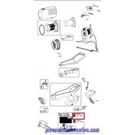 Bouton Verrou Batterie pour aspirateur Rowenta X-Force Flex 11.60 Bouton Verrou Batterie pour aspirateur Rowenta X-Force Flex 11.60