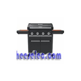 Barbecue GAZ PREMIUM 4 W 38423 - Grille Culinary et plancha fonte réversible