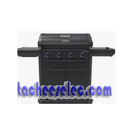BARBECUE GAZ ONYX 4 S 37289 - Grille Culinary et plancha fonte à rebords - Réchaud latéral - Jupe