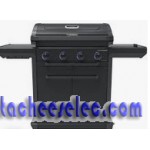 BARBECUE GAZ ONYX 4 S 37289 - Grille Culinary et plancha fonte à rebords - Réchaud latéral - Jupe
