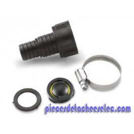 Raccord de pompe filetage 1 pour flexibles 3/4"et 1 pour Pompe D'évacuation Kärche Raccord de pompe filetage 1 pour flexibles 3/4"et 1 pour Pompe D'évacuation Kärche