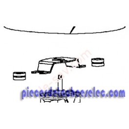Amortisseur pour Robot Blender Soup & Co Moulinex Amortisseur pour Robot Blender Soup & Co Moulinex