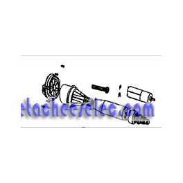 Axe Moteur + Brosse pour Brosse Chauffante ROWENTA Axe Moteur + Brosse pour Brosse Chauffante ROWENTA