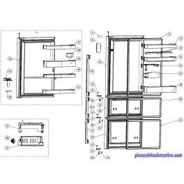 Joint de Porte Congélateur pour Réfrigérateur BEKO Joint de Porte Congélateur pour Réfrigérateur BEKO