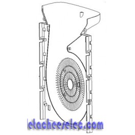 Flasque Intermédiaire Arriére pour Purificateur d'Air NANOCAPTUR ROWENTA Flasque Intermédiaire Arriére pour Purificateur d'Air NANOCAPTUR ROWENTA