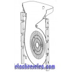 Flasque Intermédiaire Arriére pour Purificateur d'Air NANOCAPTUR ROWENTA