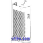 Demi Boitier Avant Blanc pour Purificateur d'Air NANOCAPTUR ROWENTA
