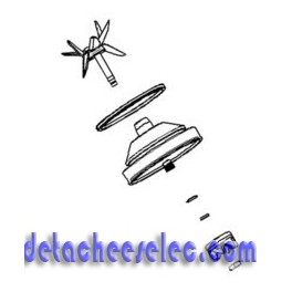 Couteau + Embase Assemble pour Blender kitchen Machine Moulinex Couteau + Embase Assemble pour Blender kitchen Machine Moulinex