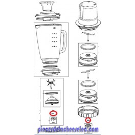 Rondelle pour Blender kitchen Machine Moulinex