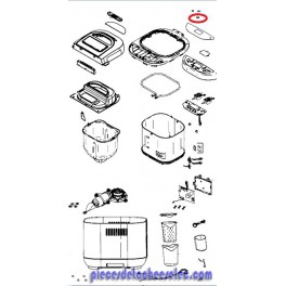 Cache Vis pour Machine à Pain Pain & Trésors MOULINEX Cache Vis pour Machine à Pain Pain & Trésors MOULINEX