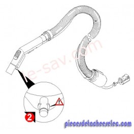Tuyau d'aspiration pour Kärcher pulvérisation d'extraction unités.