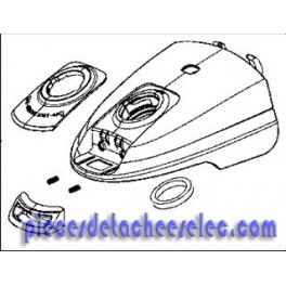 Couvercle noir pour aspirateur Rowenta Couvercle noir pour aspirateur Rowenta