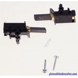 Charbons moteur selni - cosses 3,5mm pour lave-linge Bosch